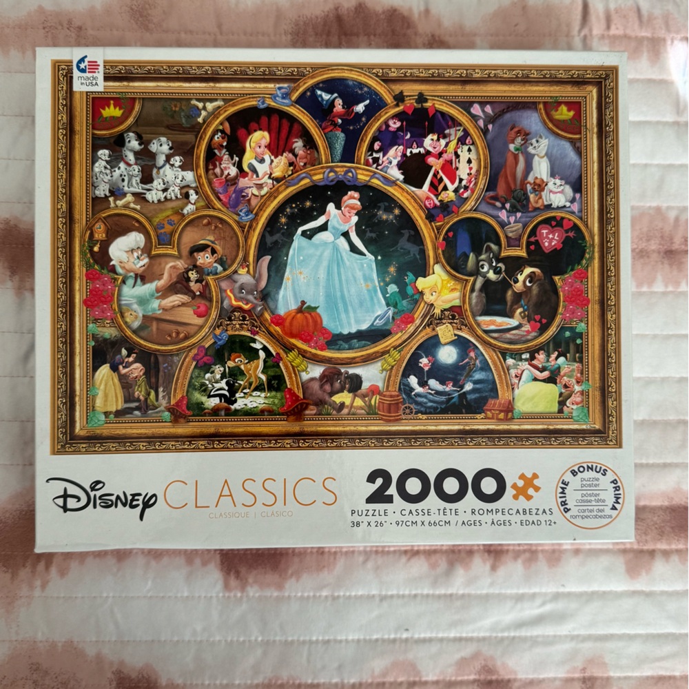 Disney Vibrant Puzzle with Puzzle kit